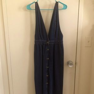 Long jeans dress,